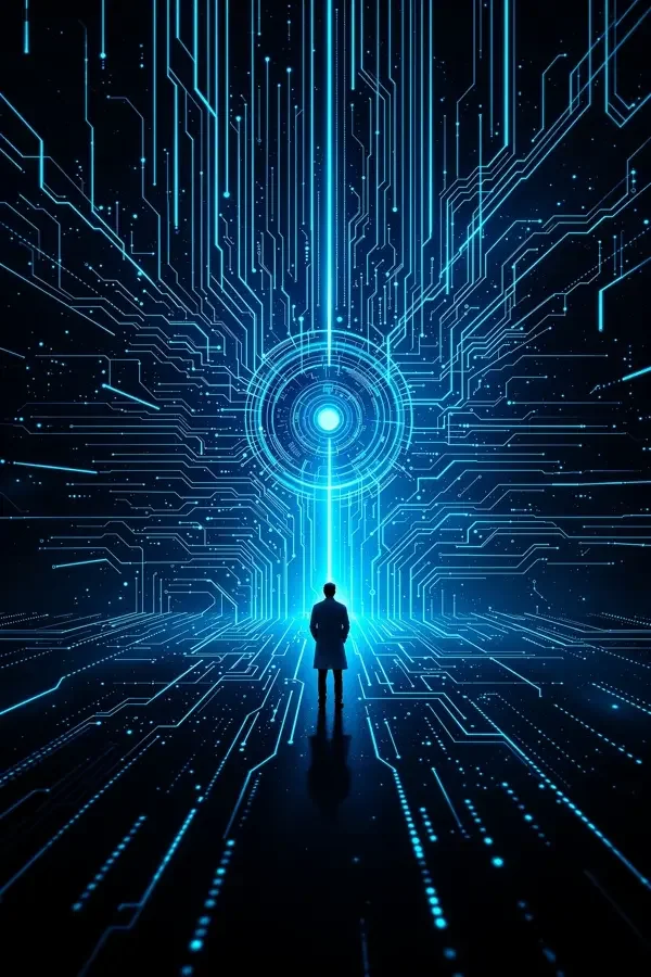 量子危机科幻海报
